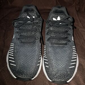 Adidas Black and White Women's Sneakers